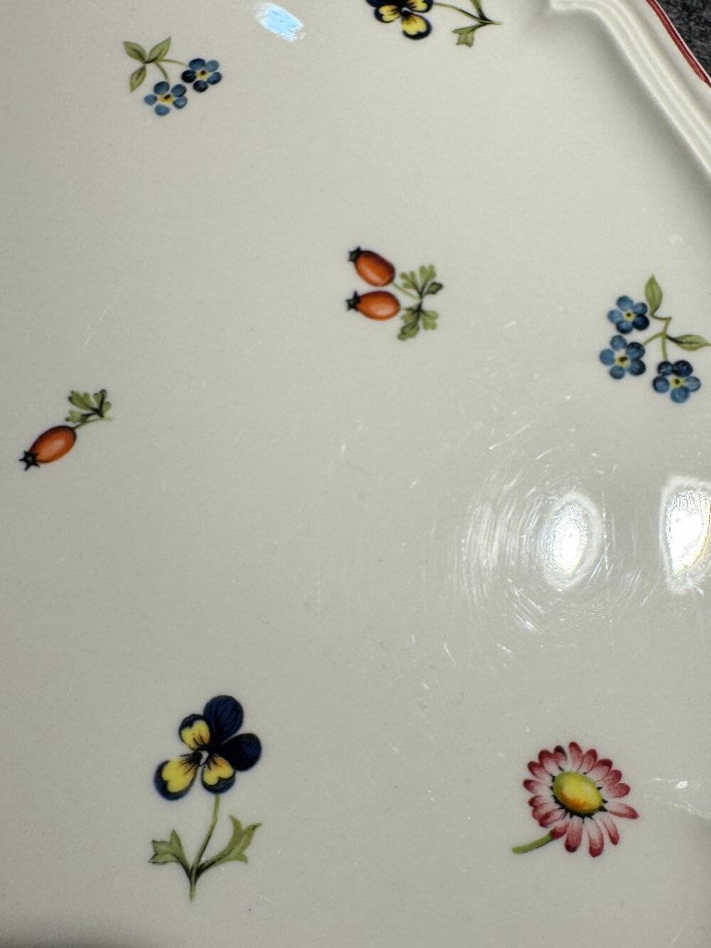 Villeroy & Boch 'Petite Fleur' Cake Plate/Serving Platter, Porcelain, Vintage - Picture 4 of 7